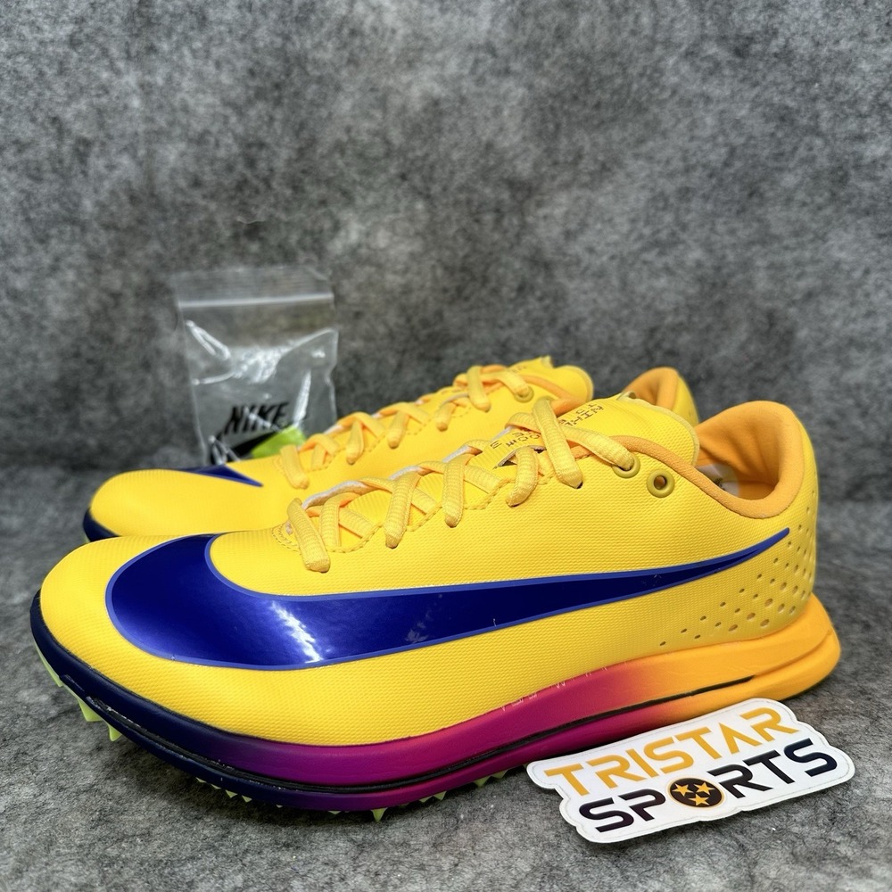 Nike Triple Jump Elite 3 Track Shoes Mens Size 8 Citron Yellow HV6425-800 Spikes